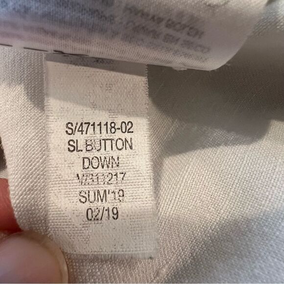 Banana Republic Linen Blend Button Down Dress size 6P - Picture 10 of 10